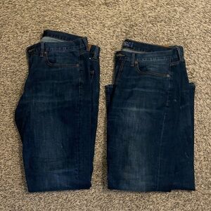 Lucky Brand Dark Blue Straight Jeans
